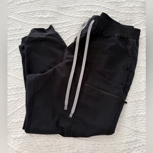 Black Woman’s Drawstring Scrub Pants